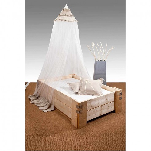 Lit à baldaquin pour bébé en coton - Moustiquaire pour chambre à coucher -  Hauteur: 250cm - Circonférence du